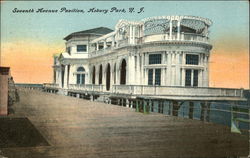 Seventh Avenue Pavilion Asbury Park, NJ Postcard Postcard