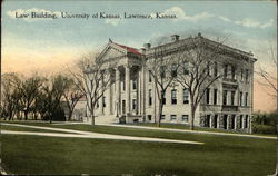 University of Kansas - Law Building Lawrence, KS Postcard Postcard