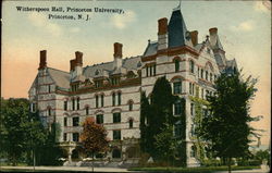 Princeton University - Witherspoon Hall New Jersey Postcard Postcard