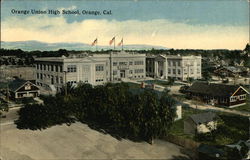 Orange Union High School Postcard