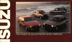 Isuzu - the family of quality-built Isuzu vehicles Cars Large Format Postcard Large Format Postcard