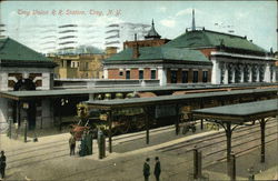 Troy Union R.R. Station Postcard