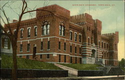 Meriden Armory Connecticut Postcard Postcard