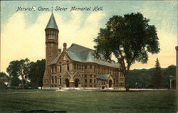 Slater Memorial Hall Norwich, CT Postcard Postcard