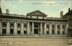 Savings Bank of New London Postcard