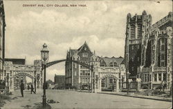 Convent Avenue, City College Postcard