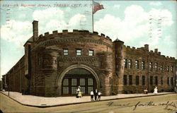 5th Regiment Armory Jersey City, NJ Postcard Postcard