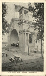 Band Stand, River View Park Baltimore, MD Postcard Postcard