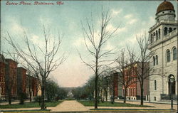 Eutaw Place Baltimore, MD Postcard Postcard