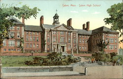 Salem High School Massachusetts Postcard Postcard