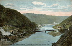 General View of Thurmond and New River, Looking East Postcard