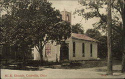 M. E. Church Coolville, OH Postcard Postcard