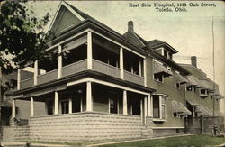 East Side Hospital Toledo, OH Postcard Postcard