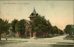 M. E. Church Oak Harbor, OH Postcard Postcard