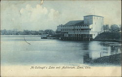 McCullough's Lake and Auditorium Lima, OH Postcard Postcard