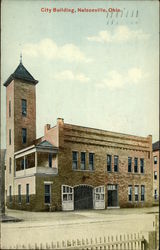 City Building Nelsonville, OH Postcard Postcard