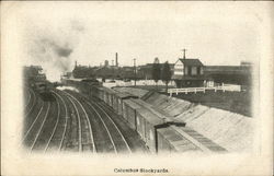 Columbus Stockyards Ohio Postcard Postcard