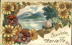 Souvenir From Marietta, O. Ohio Postcard Postcard