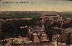 Birdseye View Athens State Hospital Looking East Ohio Postcard Postcard