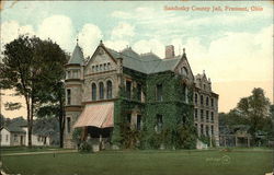 Sandusky County Jail Fremont, OH Postcard Postcard