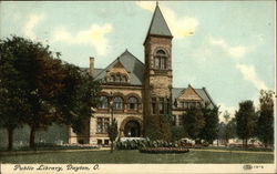 Public Library Dayton, OH Postcard Postcard