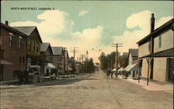 North Main Street Hubbard, OH Postcard Postcard