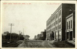 Dakota Avenue, Looking East Pierre, SD Postcard Postcard