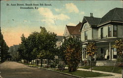 St. Ann Street, South from 5th Street Postcard