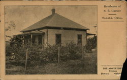 Residence of S. R. Garner Talala, OK Postcard Postcard