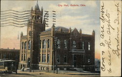 City Hall Guthrie, OK Postcard Postcard