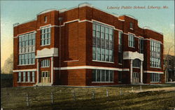 Liberty Public School Missouri Postcard Postcard