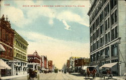 Main Street Looking North Postcard