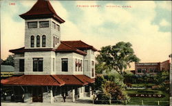 Frisco Depot Wichita, KS Postcard Postcard