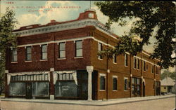 OOF Hall, Corner of 18th and Lawrence Street Wichita, KS Postcard Postcard