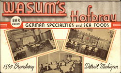 Wasum's Hofbrau Postcard