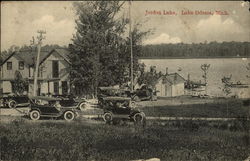 Jordon Lake Lake Odessa, MI Postcard Postcard