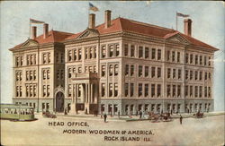 Modern Woodmen of America - Head Office Rock Island, IL Postcard Postcard