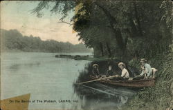 On the Banks of the Wabash Lagro, IN Postcard Postcard