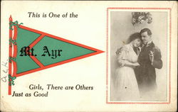 This is One of the Mt. Ayr Girls, There are Others Just as Good Mount Ayr, IN Postcard Postcard