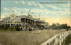 Oak Lawn racetrack Postcard