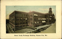 Stock Yards Exchange Building Postcard