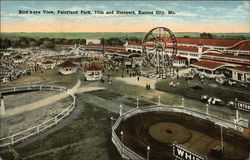 Bird's Eye View, Fairyland Park Kansas City, MO Postcard Postcard