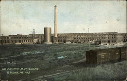 MO Pacific R.R. Shops Postcard