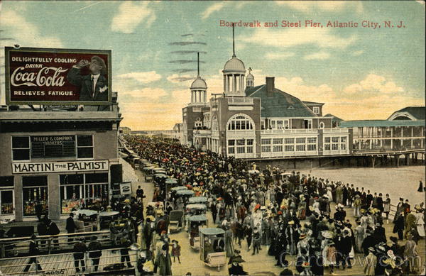 Boardwalk and Steel Pier Atlantic City, NJ