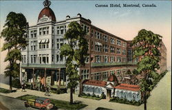 Corona Hotel Montreal, QC Canada Quebec Postcard Postcard