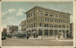 People's Building & Loan Co. Building Delaware, OH Postcard Postcard