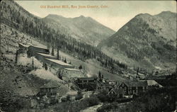 Old Hundred Mill, San Juan County, Colo. Colorado Postcard Postcard