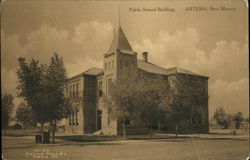 Public School Building Postcard