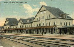 Santa Fe Depot La Junta, CO Postcard Postcard