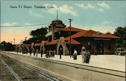 Santa Fe Depot Postcard